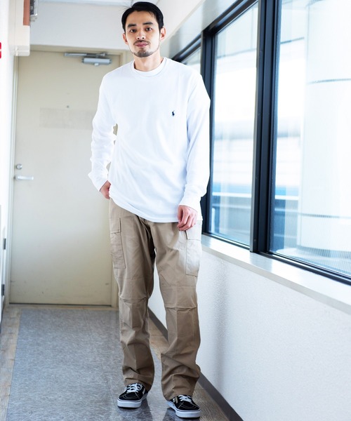 POLO RALPH LAUREN（ポロ ラルフ ローレン）の「POLO RALPH LAUREN ワッフルロンT（Tシャツ/カットソー・メンズ・ブラック/ネイビー/ホワイト/グレー/ホワイト系その他/チャコール・MEDIUM/SMALL/LARGE）」の15枚目の写真