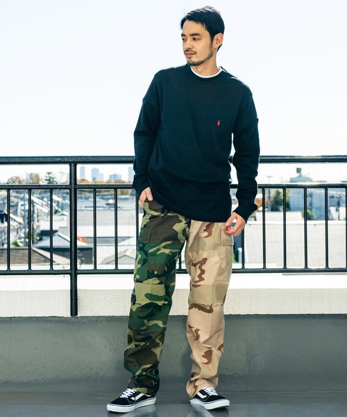 POLO RALPH LAUREN（ポロ ラルフ ローレン）の「POLO RALPH LAUREN ワッフルロンT（Tシャツ/カットソー・メンズ・ブラック/ネイビー/ホワイト/グレー/ホワイト系その他/チャコール・MEDIUM/SMALL/LARGE）」の21枚目の写真