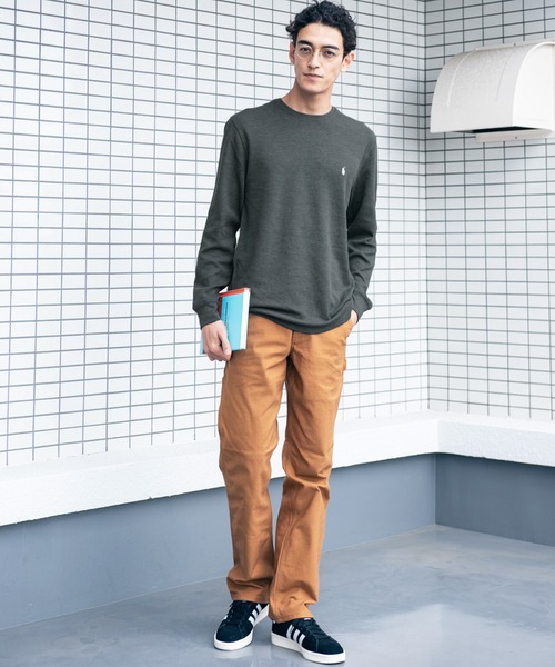ラルフローレン　ポロラルフローレン　トレーナー　ワッフル　ロンT　ベージュ POLO RALPH LAUREN（ポロ ラルフ ローレン）の「POLO RALPH