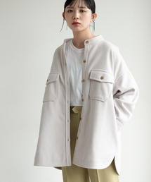 Aunt Marie's | 裏キルトメルトンCPOジャケット／AUNT MARIE'S(カバーオール)