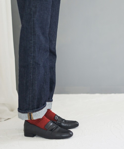 SESTO（セスト）の「バブーシュタイプのスクエアトゥコインローファー（ローファー・レディース・ブラック/ブラウン/ブラック系その他/グレイッシュベージュ・22.5cm/23.5cm/24.5cm/23.0cm/24.0cm/25.0cm/22.0cm）」の19枚目の写真