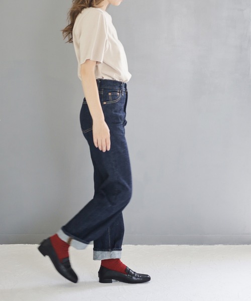 SESTO（セスト）の「バブーシュタイプのスクエアトゥコインローファー（ローファー・レディース・ブラック/ブラウン/ブラック系その他/グレイッシュベージュ・22.5cm/23.5cm/24.5cm/23.0cm/24.0cm/25.0cm/22.0cm）」の7枚目の写真