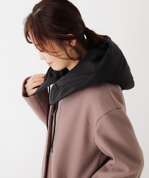 セール Hogoマフ フード付きネックウォーマー ネックウォーマー スヌード Pink Adobe ピンクアドベ のファッション通販 Zozotown