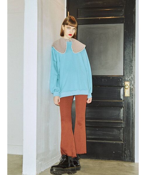 jouetie(ジュエティ)の「メローフィットフレアパンツ(その他パンツ・レディース・ブラック/ピンク/ブラウン/その他1・MEDIUM)」の12枚目の写真