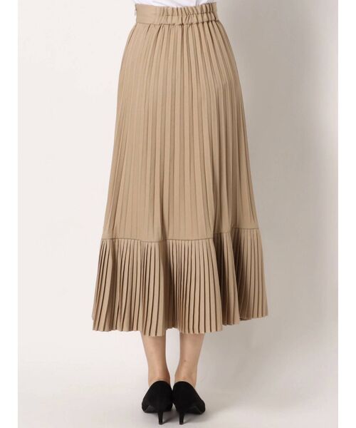 dazzlin（ダズリン）の「ダブルプリーツフレアスカート（スカート・レディース・ベージュ/ブラウン・SMALL/MEDIUM）」の16枚目の写真
