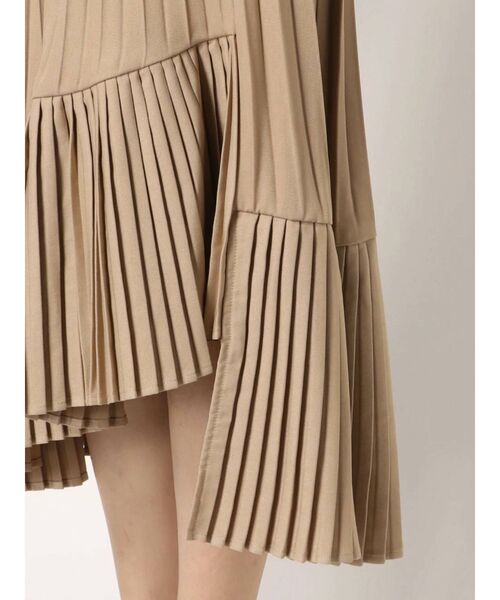 dazzlin（ダズリン）の「ダブルプリーツフレアスカート（スカート・レディース・ベージュ/ブラウン・SMALL/MEDIUM）」の19枚目の写真
