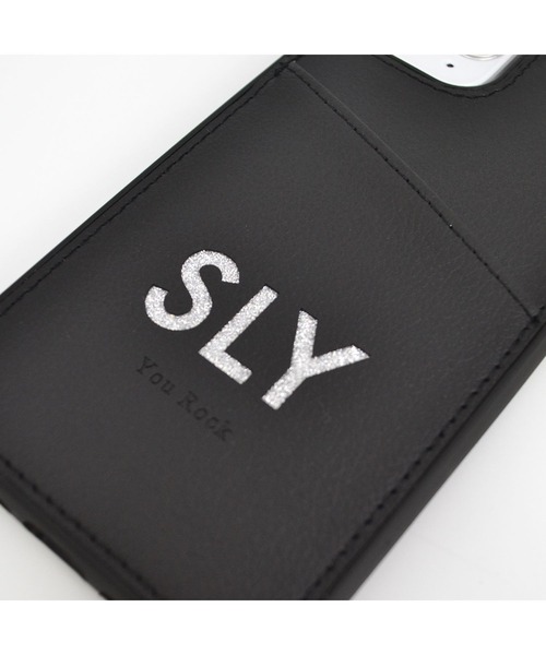 SLY（スライ）の「iPhoneSE iPhone13Pro iPhone13mini/13ProMax/13/12/12Pro/12mini/8/7/6s/6 SLY [ダイカッティングケース]（スマホケース/カバー・レディース・ブラック/ブルー・ONE SIZE/B/K/J/L/A）」の3枚目の写真