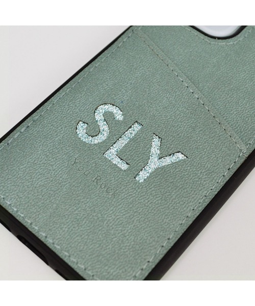 SLY（スライ）の「iPhoneSE iPhone13Pro iPhone13mini/13ProMax/13/12/12Pro/12mini/8/7/6s/6 SLY [ダイカッティングケース]（スマホケース/カバー・レディース・ブラック/ブルー・ONE SIZE/B/K/J/L/A）」の4枚目の写真