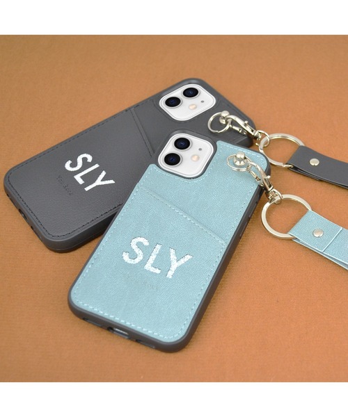 SLY（スライ）の「iPhoneSE iPhone13Pro iPhone13mini/13ProMax/13/12/12Pro/12mini/8/7/6s/6 SLY [ダイカッティングケース]（スマホケース/カバー・レディース・ブラック/ブルー・ONE SIZE/B/K/J/L/A）」の5枚目の写真
