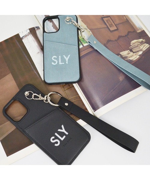 SLY（スライ）の「iPhoneSE iPhone13Pro iPhone13mini/13ProMax/13/12/12Pro/12mini/8/7/6s/6 SLY [ダイカッティングケース]（スマホケース/カバー・レディース・ブラック/ブルー・ONE SIZE/B/K/J/L/A）」の6枚目の写真