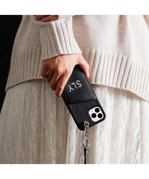 SLY（スライ）の「iPhoneSE iPhone13Pro iPhone13mini/13ProMax/13/12/12Pro/12mini/8/7/6s/6 SLY [ダイカッティングケース]（スマホケース/カバー・レディース・ブラック/ブルー・ONE SIZE/B/K/J/L/A）」の8枚目の写真