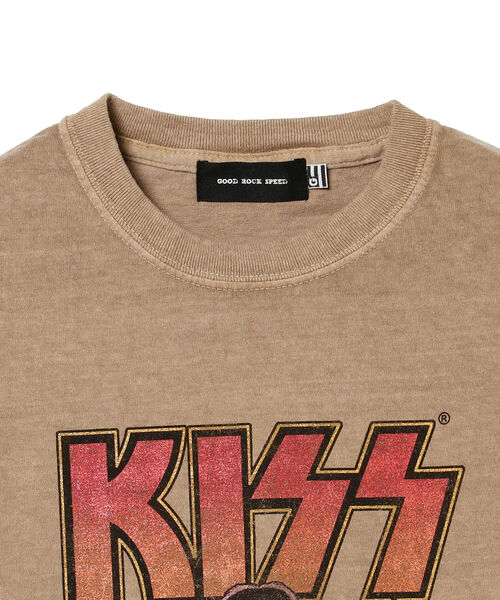 Ray BEAMS（レイビームス）の「GOOD ROCK SPEED / Kiss Rock Tシャツ（Tシャツ/カットソー・レディース・ベージュ・ONE SIZE）」の13枚目の写真