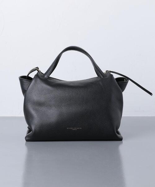 GIANNI CHIARINI ブラックハンドバッグ GIANNI CHIARINI（ジャンニ キアリーニ）の「＜GIANNI CHIARINI