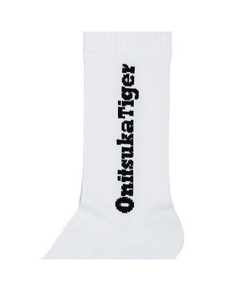 Onitsuka Tiger（オニツカタイガー）の「OT LOGO SOCKS / オーティーロゴソックス（ソックス/靴下・レディース・ホワイト/ブラック・S/M/L）」の4枚目の写真