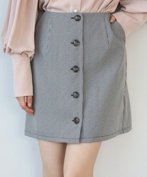 前ボタンアソートミニスカート