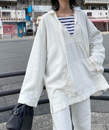 CANAL JEAN | RED CHOP WORKS(レッドチョップワークス) コットンリネンメキシカンプルオーバー(Tシャツ/カットソー)