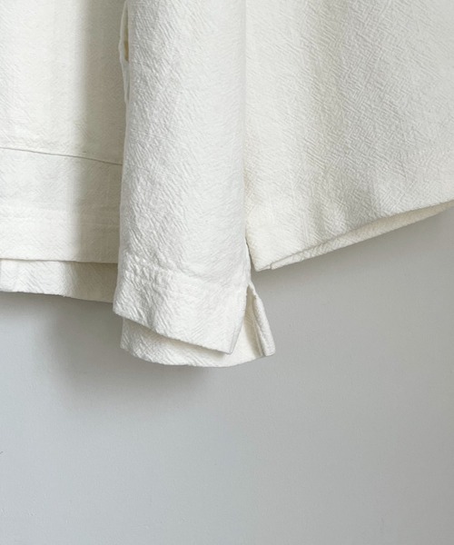 CANAL JEAN（キャナルジーン）の「RED CHOP WORKS(レッドチョップワークス) コットンリネンメキシカンプルオーバー（Tシャツ/カットソー・レディース・ホワイト・38）」の10枚目の写真