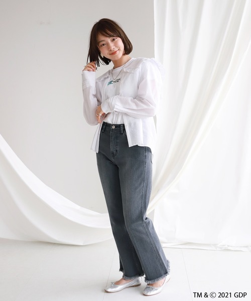 SLOBE citron.（スローブシトロン）の「SLOBE citron.Grateful Dead Tシャツ【洗濯機洗い可能】◆（Tシャツ/カットソー・レディース・ホワイト・FREE）」の8枚目の写真