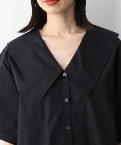 A part by（アパートバイ）の「CoフカVBIGカラーブラウス 946965（シャツ/ブラウス・レディース・ブラック/ベージュ/オフホワイト・FREE）」の15枚目の写真