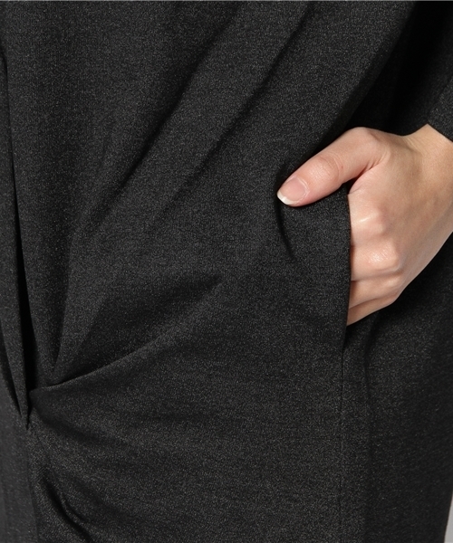 mystic（ミスティック）の「ツイストディテールワンピ（ワンピース・レディース・ネイビー/ボルドー/チャコールグレー・ﾌﾘ-）」の10枚目の写真