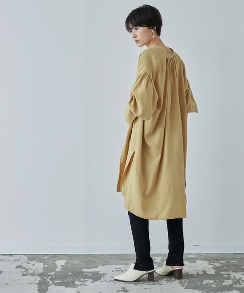 miette（ミエット）の「ﾎﾞﾘｭｰﾑｷﾞｬｻﾞｰ比翼ｼｬﾂ（シャツ/ブラウス・レディース・オフホワイト/ブルーグレー/イエロー系その他・FREE）」の18枚目の写真