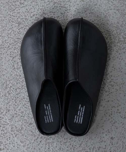 CASPER JOHN(キャスパージョン)の「Over Form Room Shoes/オーバーフォルムルームシューズ(スリッポン・メンズ・ブラック/ナチュラル・SMALL/MEDIUM/LARGE)」の19枚目の写真