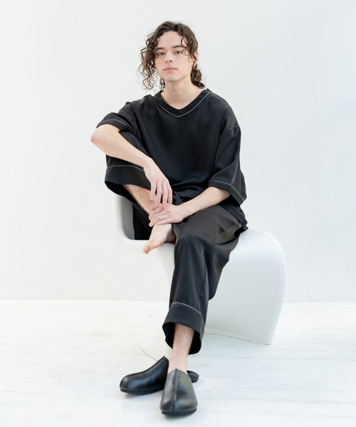 CASPER JOHN(キャスパージョン)の「Over Form Room Shoes/オーバーフォルムルームシューズ(スリッポン・メンズ・ブラック/ナチュラル・SMALL/MEDIUM/LARGE)」の7枚目の写真