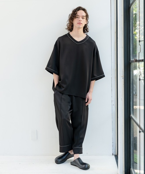 CASPER JOHN(キャスパージョン)の「Over Form Room Shoes/オーバーフォルムルームシューズ(スリッポン・メンズ・ブラック/ナチュラル・SMALL/MEDIUM/LARGE)」の17枚目の写真