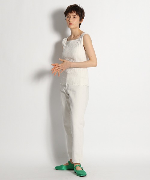 niko and...（ニコアンド）の「[抗菌防臭・抗ウイルス素材]UDRz機能付き2WAYノースリーブプルオーバー（タンクトップ・レディース・ブラック/オフホワイト/モカ・MEDIUM/LARGE）」の9枚目の写真