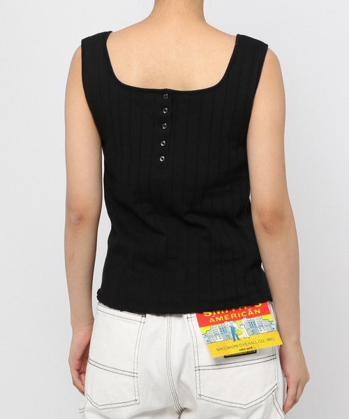 niko and...（ニコアンド）の「[抗菌防臭・抗ウイルス素材]UDRz機能付き2WAYノースリーブプルオーバー（タンクトップ・レディース・ブラック/オフホワイト/モカ・MEDIUM/LARGE）」の20枚目の写真