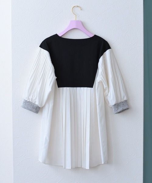 セール ヨーク切り替えプリーツトップス Tシャツ カットソー Eimee トップス Law エイミーロウ のファッション