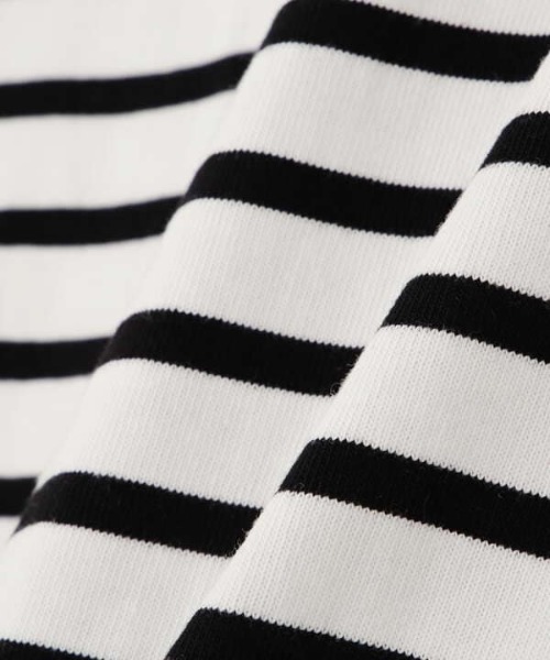 N.（N. Natural Beauty Basic）（エヌエヌナチュラルビューティーベーシック）の「◆度詰めボーダーＴシャツ（Tシャツ/カットソー・レディース・パープル系その他/ブルー系その他/ブラック系その他・MEDIUM）」の16枚目の写真