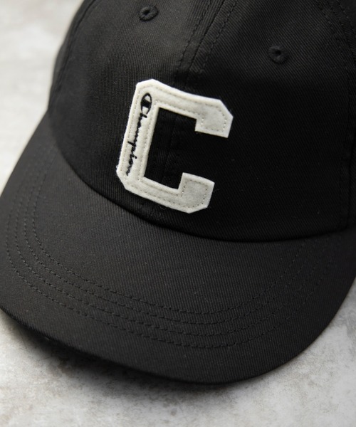 Champion(チャンピオン)の「Champion ビッグCロゴワッペン ツイル マッシュキャップ(キャップ・メンズ・グレイッシュベージュ/ミント/ピンク/ホワイト/ベージュ/ブラック/キャメル・FREE)」の11枚目の写真