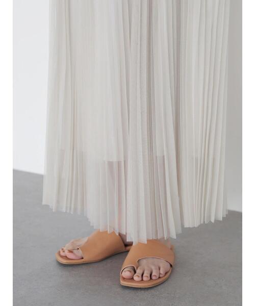 AMERICAN HOLIC（アメリカンホリック）の「プリーツチュールスカート　＊＊（スカート・レディース・ベージュ/ライトグレー/チャコールグレー・FREE）」の9枚目の写真