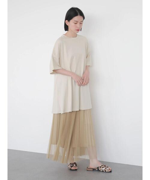 AMERICAN HOLIC（アメリカンホリック）の「プリーツチュールスカート　＊＊（スカート・レディース・ベージュ/ライトグレー/チャコールグレー・FREE）」の16枚目の写真