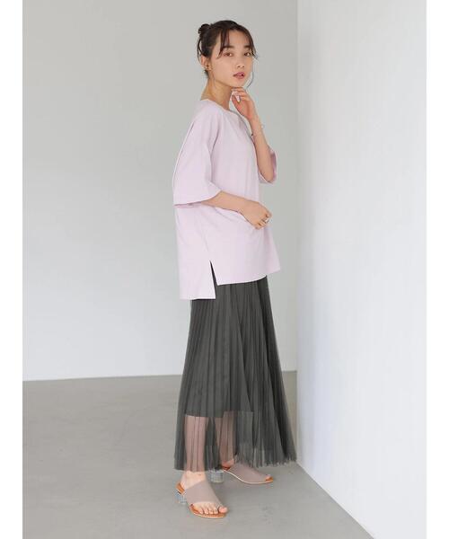 AMERICAN HOLIC（アメリカンホリック）の「プリーツチュールスカート　＊＊（スカート・レディース・ベージュ/ライトグレー/チャコールグレー・FREE）」の21枚目の写真