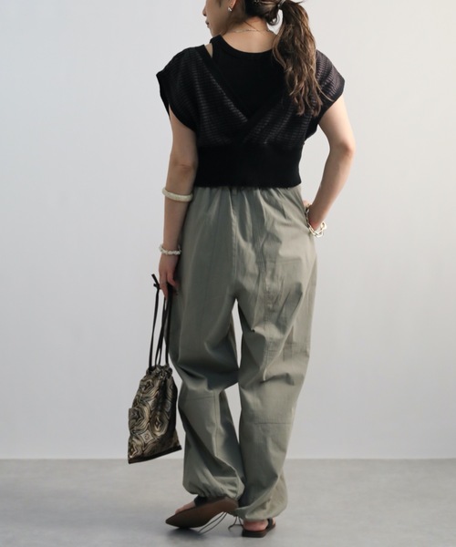 ap retro（アプレトロ）の「ジャガードニットベスト【ZOZO限定アイテム】（ベスト・レディース・ブラック/ライトベージュ/ブルー・FREE）」の13枚目の写真