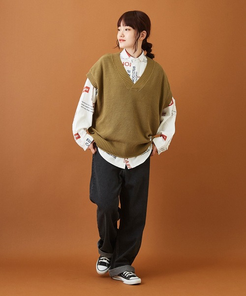 CUBE SUGAR（キューブシュガー）の「デニム 5ポケット パンツ（デニムパンツ・レディース・ブラック/インディゴブルー・S/M）」の8枚目の写真