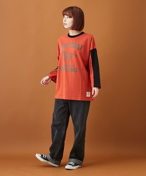 CUBE SUGAR（キューブシュガー）の「デニム 5ポケット パンツ（デニムパンツ・レディース・ブラック/インディゴブルー・S/M）」の11枚目の写真