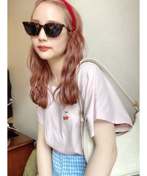 JUMELLE(ジュメロ)の「チェリーT(Tシャツ/カットソー・レディース・ホワイト/ピンク・FREE)」の19枚目の写真