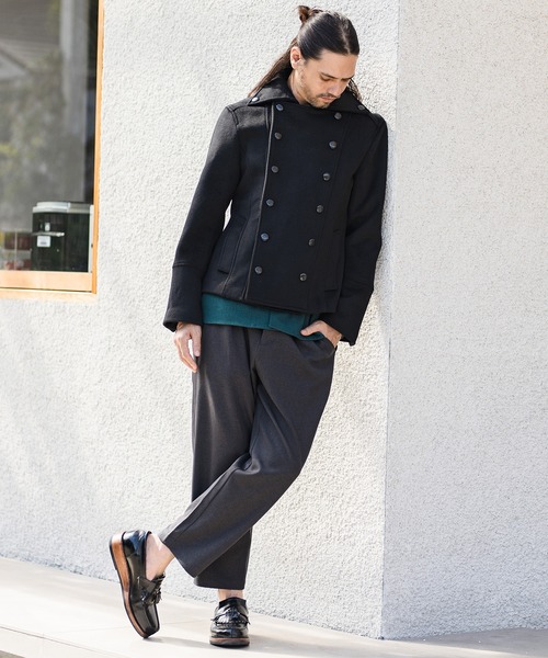 ピーコートmj8048 ダブルショート丈pコート ピーコート Cambio カンビオ のファッション