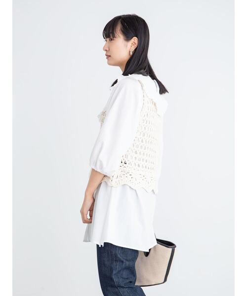 Sugar spoon（シュガースプーン）の「・SUGAR SPOON コードシシュウベスト＊（ベスト・レディース・ブラック/ベージュ/アイボリー・FREE）」の22枚目の写真