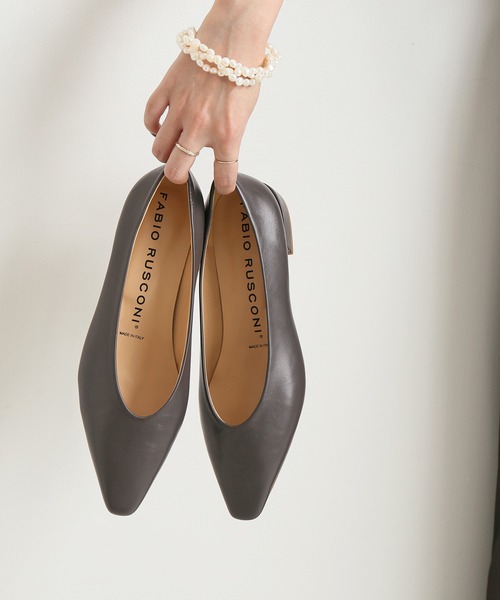 IENA（イエナ）の「【FABIO RUSCONI/ファビオルスコーニ】フラットポインテッド◆（パンプス・レディース・グレー系その他/ブラック/ベージュ・38/39/35/36/37）」の3枚目の写真