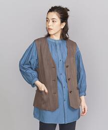 BEAUTY&YOUTH UNITED ARROWS | BY ポリエステル×レーヨンシンプル ベスト(ベスト)