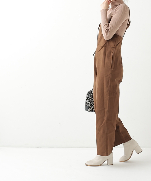 RAY CASSIN（レイカズン）の「リブタートルニットプルオーバー（ニット/セーター・レディース・オフホワイト/ブラック/ベージュ/ライトカーキ/ワイン・FREE）」の13枚目の写真