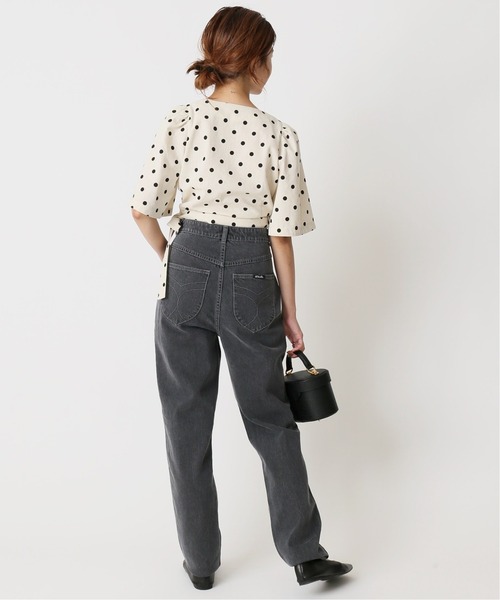 ROLLA'S（ローラス）の「【ROLLA’S/ローラス】ELLE JEAN◆（デニムパンツ・レディース・ブラック系その他・S/M）」の6枚目の写真