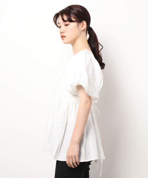 N.(N. Natural Beauty Basic)(エヌエヌナチュラルビューティーベーシック)の「バルーンパフブラウス(シャツ/ブラウス・レディース・ホワイト/ブラック/ピンク・MEDIUM)」の18枚目の写真
