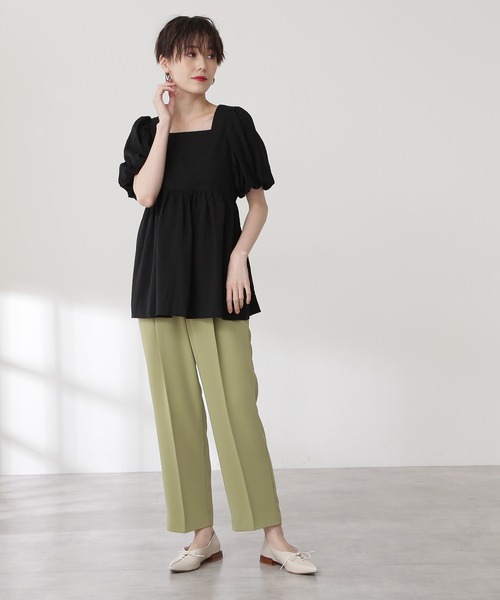 N.(N. Natural Beauty Basic)(エヌエヌナチュラルビューティーベーシック)の「バルーンパフブラウス(シャツ/ブラウス・レディース・ホワイト/ブラック/ピンク・MEDIUM)」の11枚目の写真