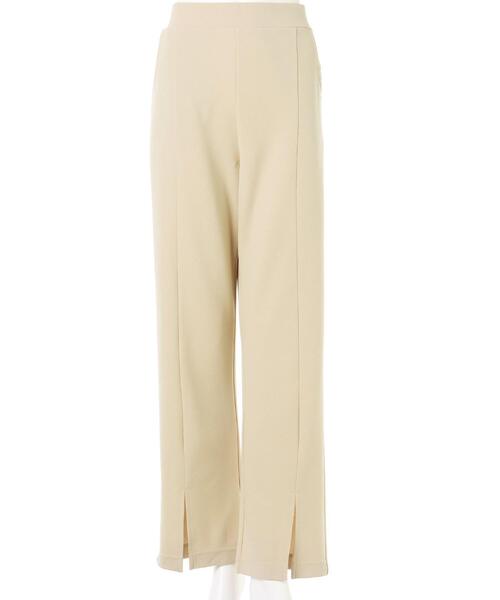 MLI'A（エムリア）の「フロントスリットカット／パンツ（その他パンツ・レディース・ブラウン/レッド/グリーン/ライトベージュ/ブラック・FREE）」の6枚目の写真