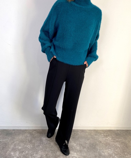 MLI'A（エムリア）の「フロントスリットカット／パンツ（その他パンツ・レディース・ブラウン/レッド/グリーン/ライトベージュ/ブラック・FREE）」の19枚目の写真